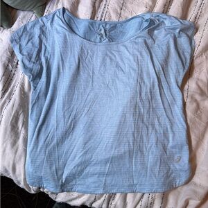 Asics Light Blue Women's Short Sleeve Scoop Neck Tee